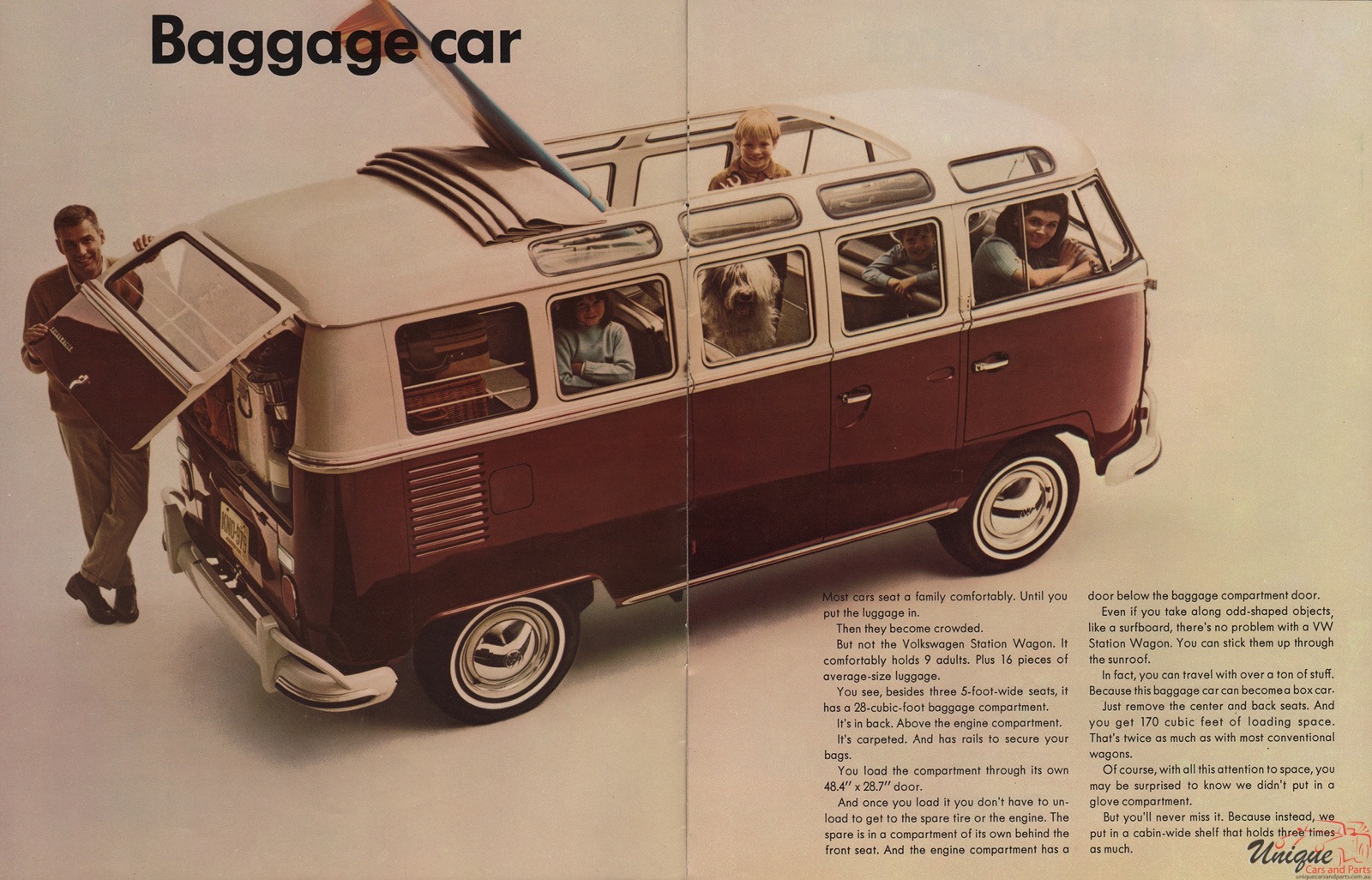 1967 Volkswagen Kombi Bus Brochure Page 9